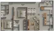 APARTAMENTO A VENDA EM MEIA PRAIA | 2 SUTES