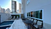 Apartamento 2 sutes Miolo de Meia Praia, Itapema 