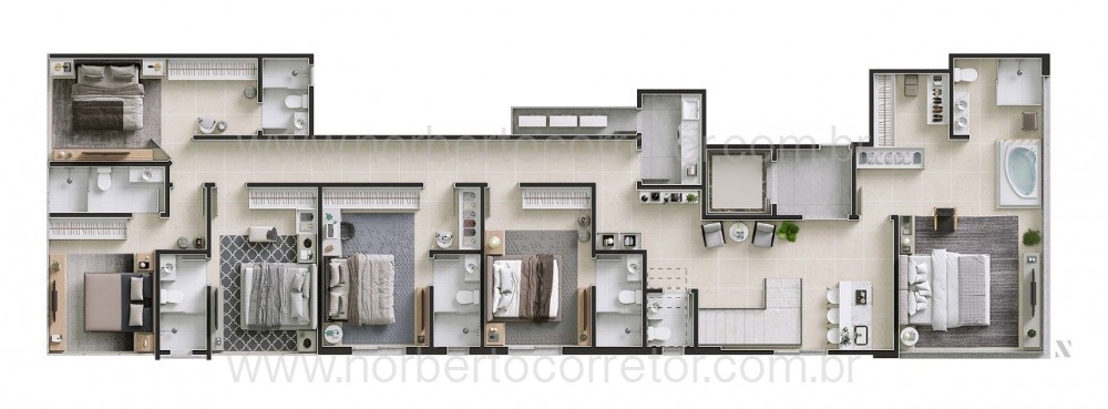 APARTAMENTO A VENDA NA QUADRA MAR DE MEIA PRAIA