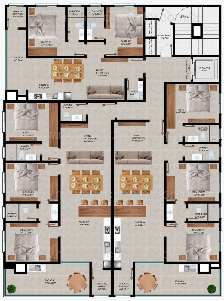 APARTAMENTO A VENDA EM  PORTO BELO|03 DORMITRIOS