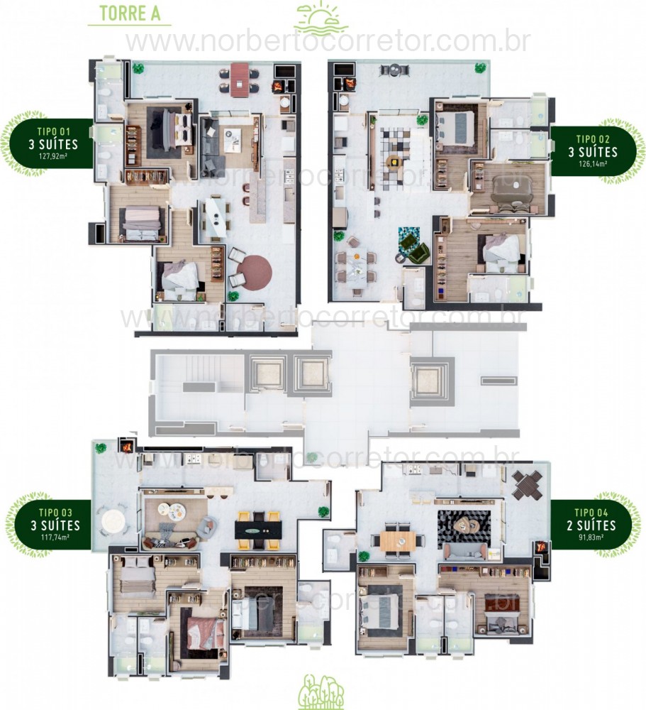 APARTAMENTO A VENDA EM BALNEARIO PEREQUE| 3 SUTES