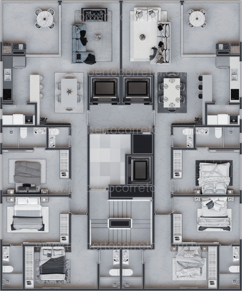 APARTAMENTO A VENDA EM BALNEARIO PEREQUE| 3 SUTES