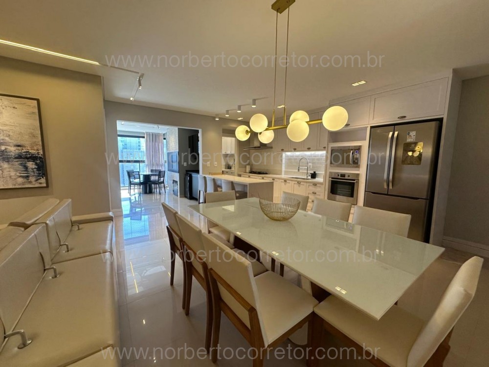 Apartamento 3 sutes, todo mobiliado,  Itapema