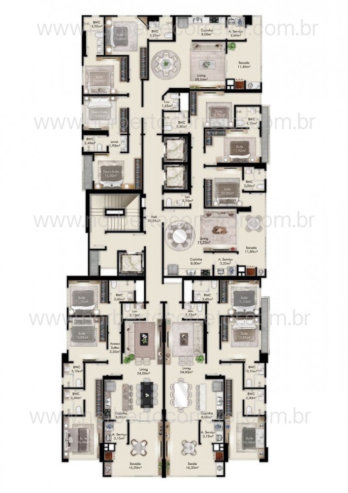 APARTAMENTO A VENDA NO CENTRO ITAPEMA | 3 SUTES 