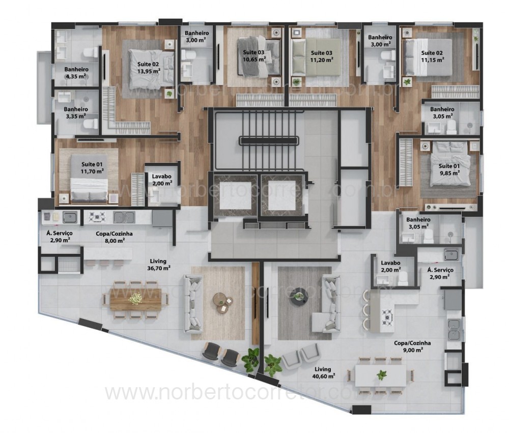APARTAMENTO A VENDA NO CENTRO ITAPEMA | 3 SUTES 