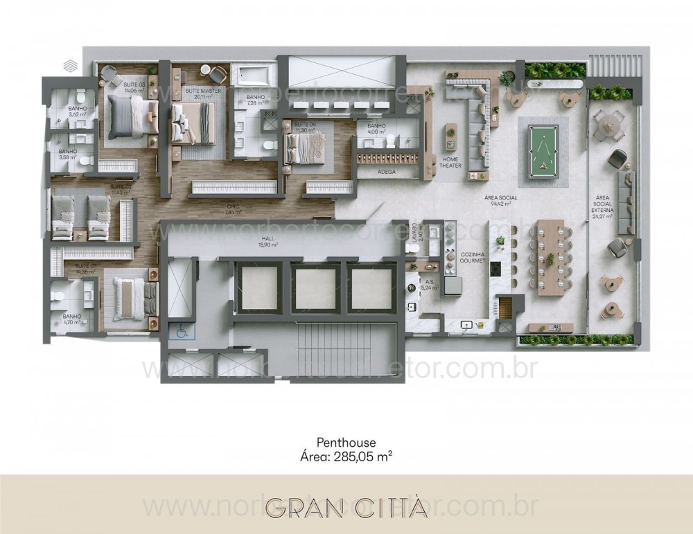 APARTAMENTO A VENDA NO CENTRO ITAPEMA | 3 SUTES 