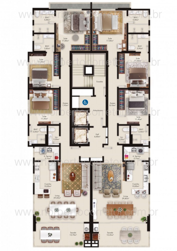 APARTAMENTO A VENDA EM MEIA PRAIA | 3 SUTES 