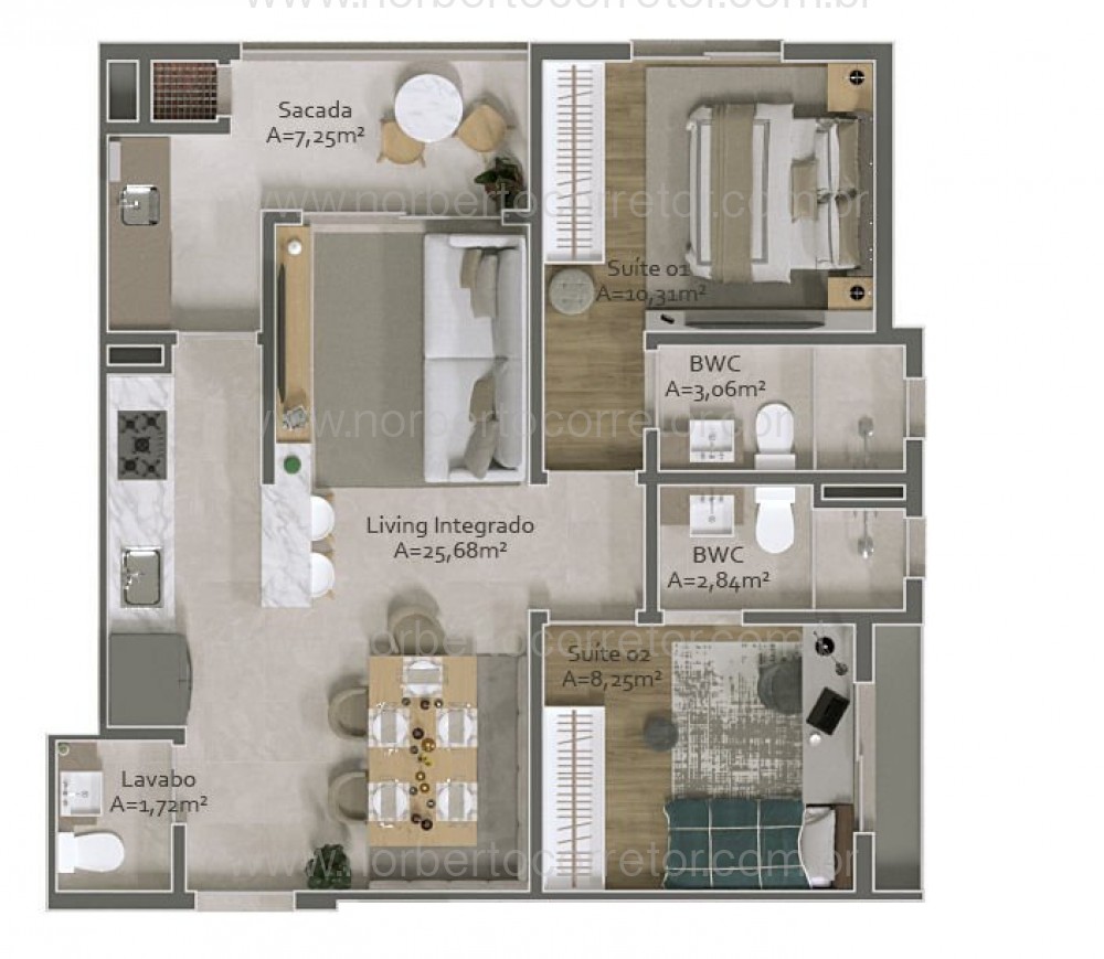 APARTAMENTO A VENDA EM ITAPEMA | 2 SUTES