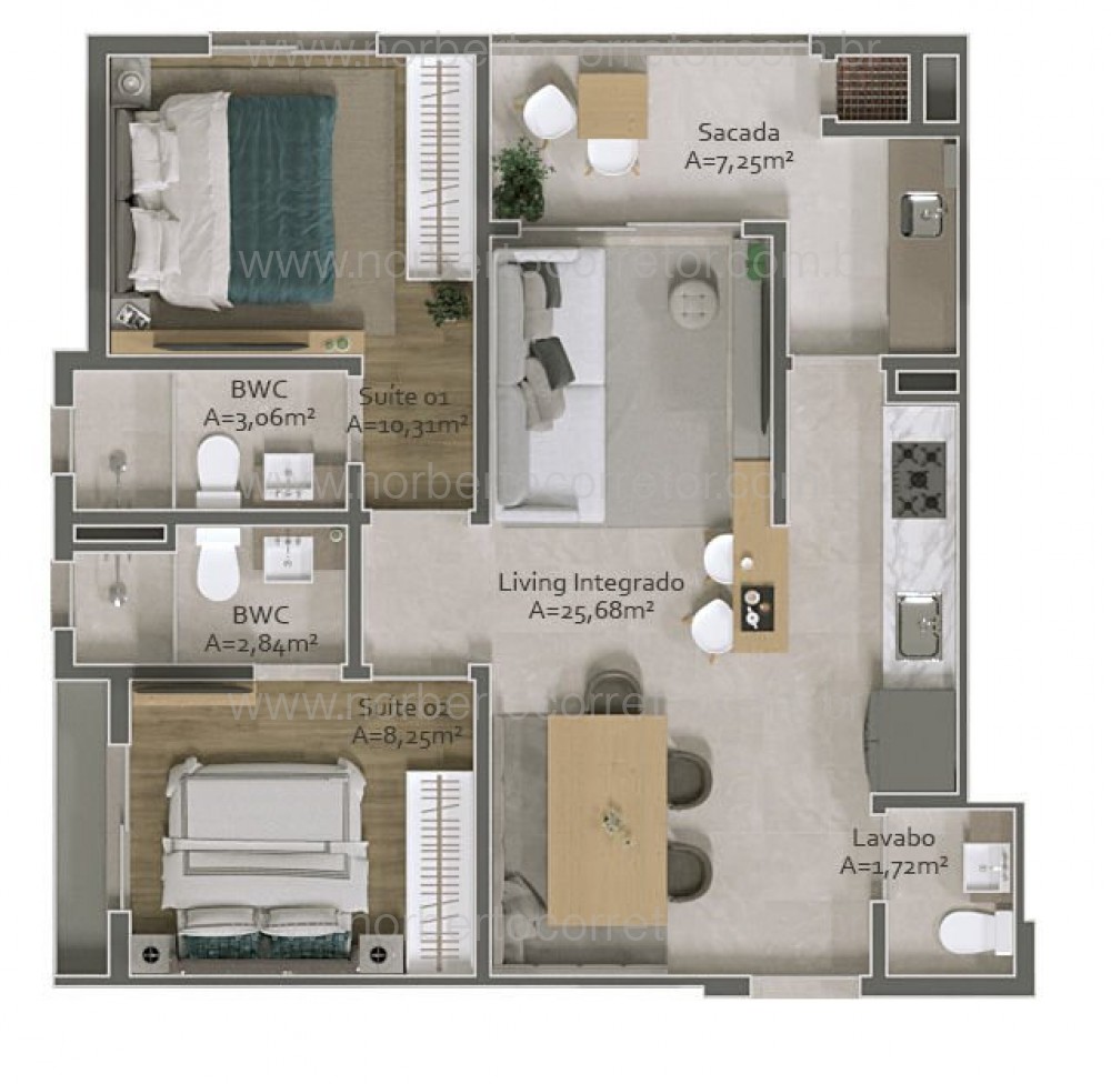 APARTAMENTO A VENDA EM ITAPEMA | 2 SUTES