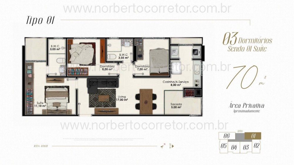 APARTAMENTO A VENDA ITAPEMA | 2 SU�TES