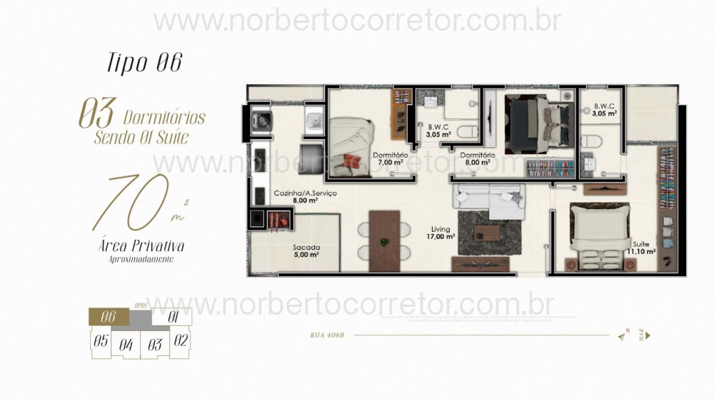 APARTAMENTO A VENDA ITAPEMA | 2 SU�TES