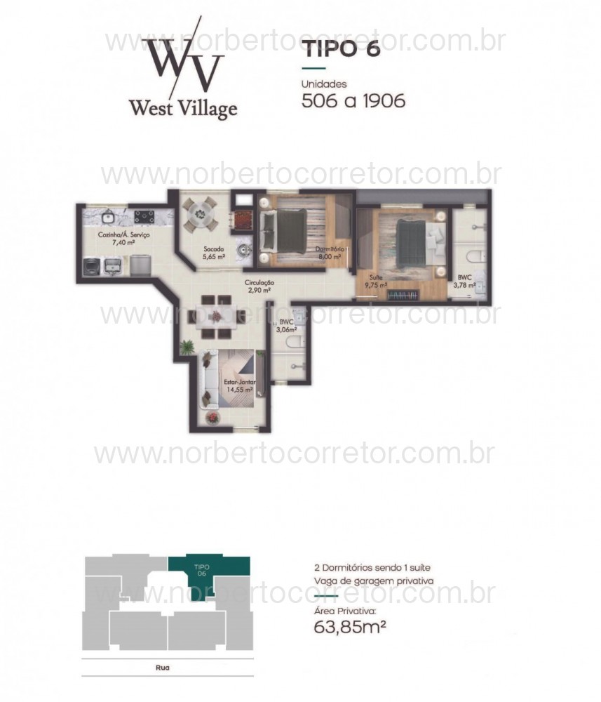 APARTAMENTO A VENDA EM ITAPEMA | 2 DORMITORIOS