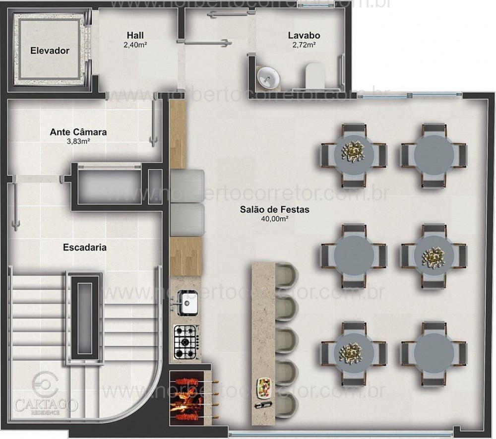 APARTAMENTO A VENDA EM MEIA PRAIA 