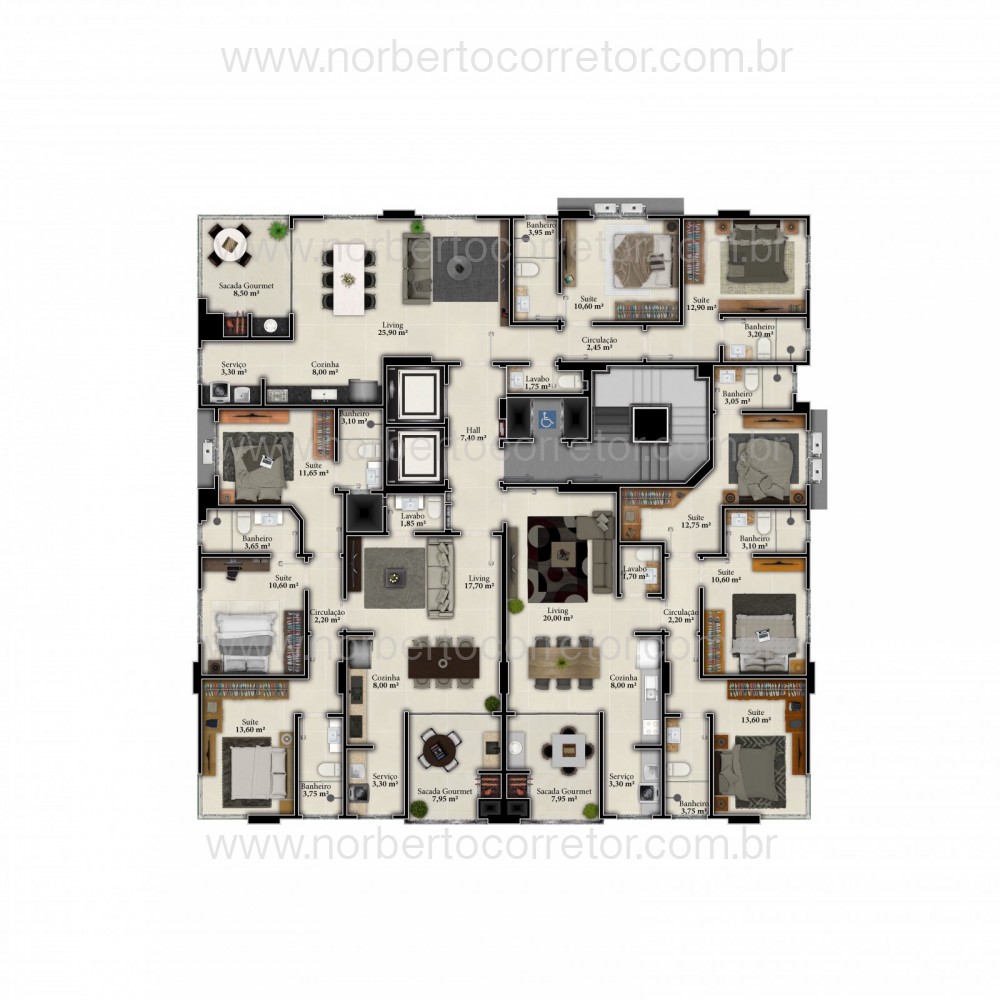 APARTAMENTO A VENDA EM BALNEARIO PEREQUE| 3 SUTES