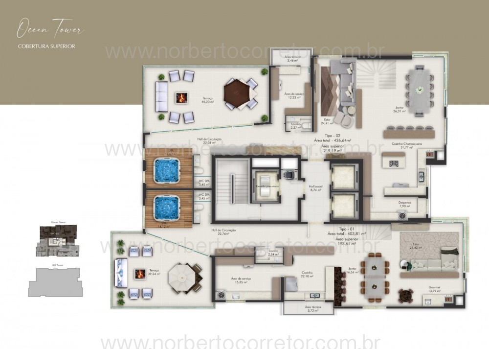 APARTAMENTO A VENDA FRENTE MAR  | 4 SUTES 