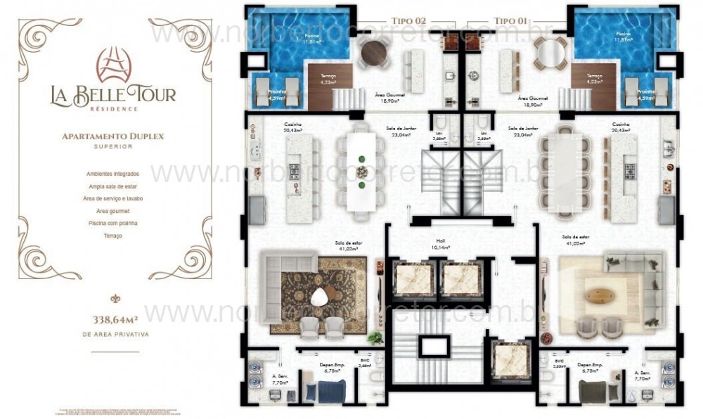 APARTAMENTO A VENDA BALNERIO CAMBORI | 4 SUTES 