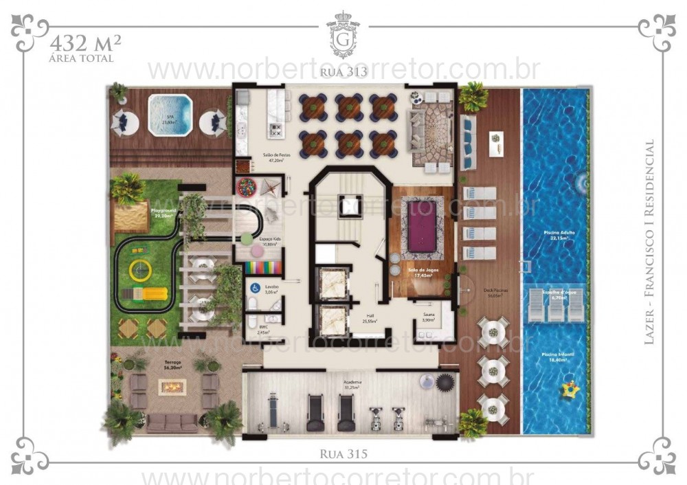 APARTAMENTO QUADRA MAR DE MEIA PRAIA I | 4 SUTES 