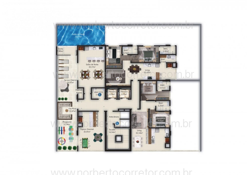 APARTAMENTO A VENDA EM BALNEARIO PEREQUE