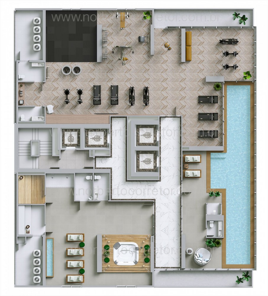 APARTAMENTO A VENDA NO BOREAL TOWER 