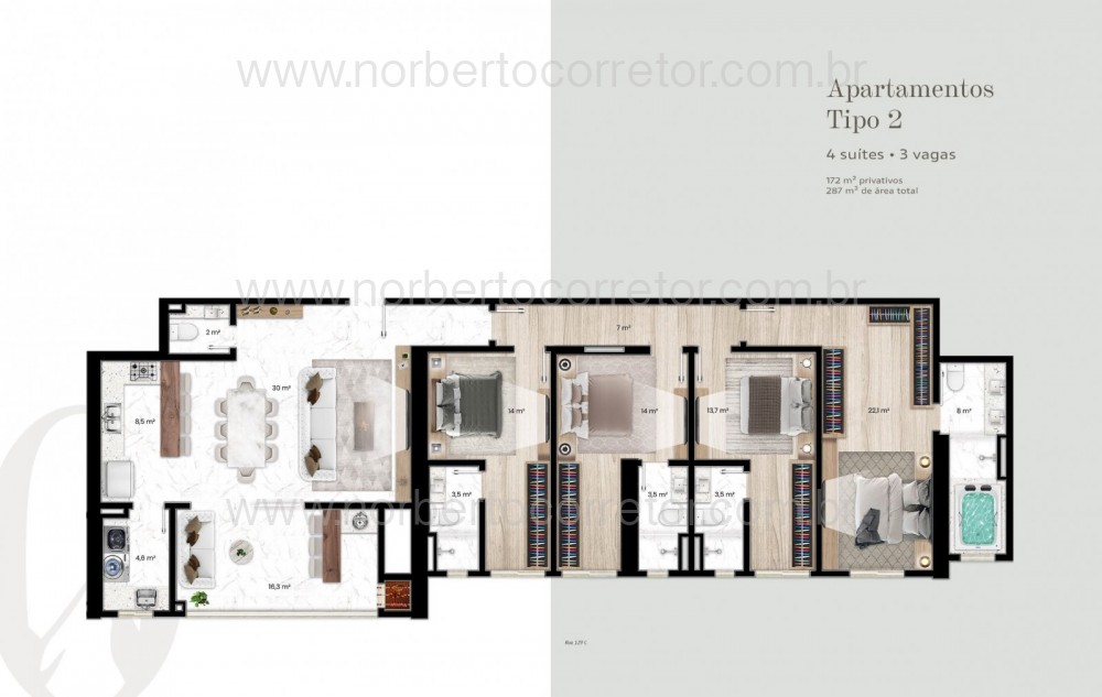 APARTAMENTO A VENDA MONTREUX CENTRO ITAPEMA