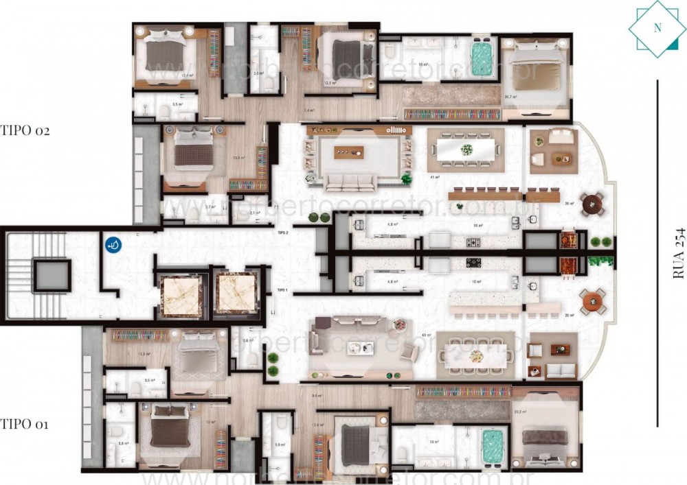 APARTAMENTO MAISON LAFAYETTE A VENDA MEIA PRAIA