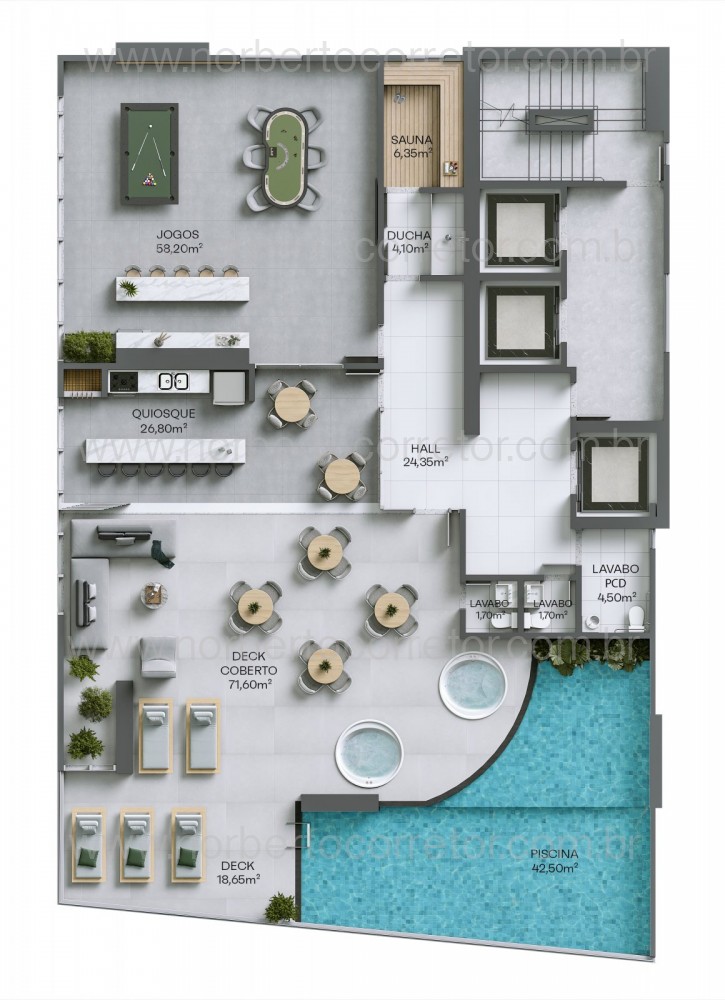 APARTAMENTO A VENDA VILLA DE CAPRI MEIA PRAIA