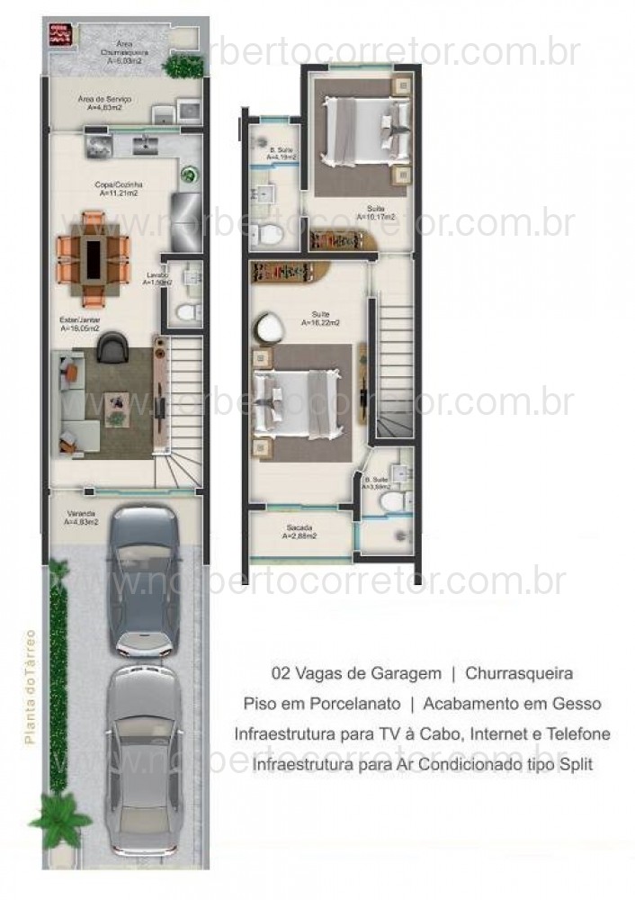 SOBRADO 02 SUTES  EM  ITAPEMA SC