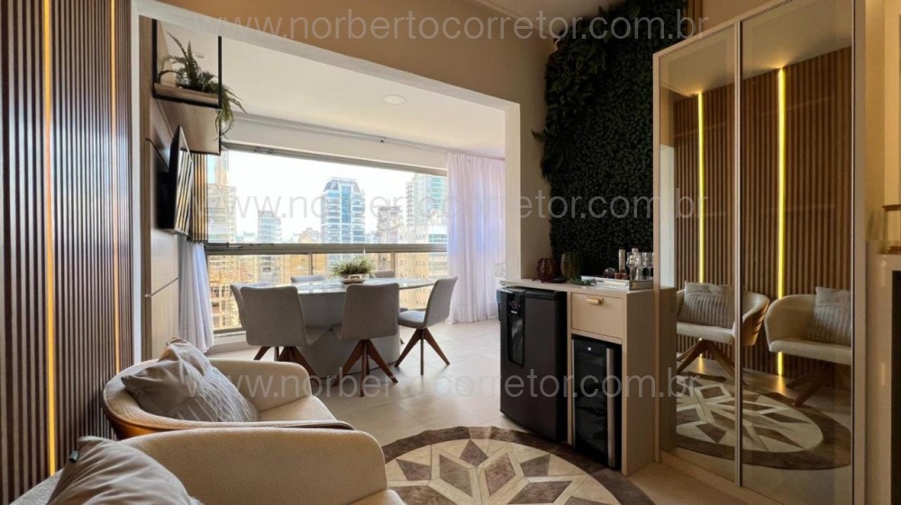 Apartamento 3 sutes, finamente mobiliado, Itapema