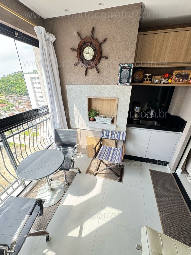APARTAMENTO MOBILIADO VILLENEUVE, ITAPEMA 
