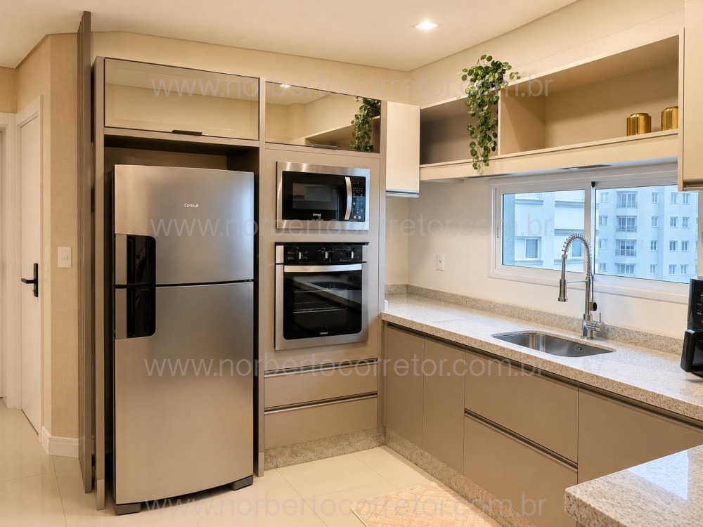 Apartamento mobiliado Meia Praia, Itapema SC 